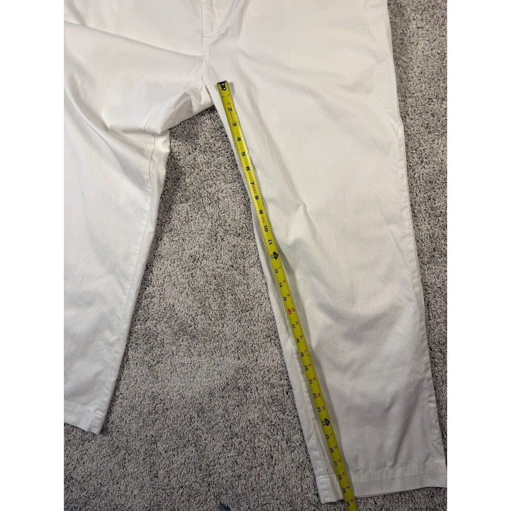 Polo Ralph Lauren Men's 38x31 White Chino Pants 100% Cotton Straight Leg Classic - Picture 3 of 10
